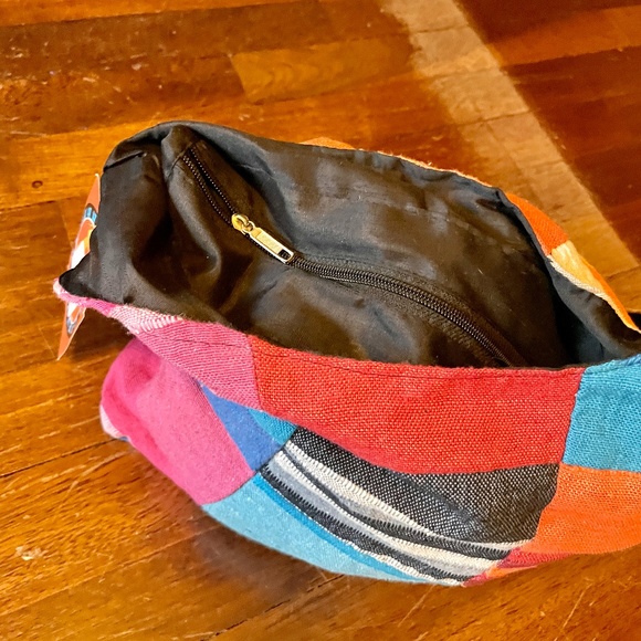 Colorful Patchwork Hobo Bag (NWT) - Picture 4 of 7